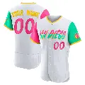 Men's No.00 Custom San Diego Padres White Authentic 2022 City Connect Jersey