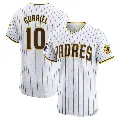 Men's No.10 Yuli Gurriel San Diego Padres White Elite Home Patch Jersey