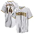 Men's No.14 Carmelo Martinez San Diego Padres White Replica 2024 World Tour Seoul Series Home Jersey