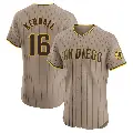 Men's No.16 Fred Kendall San Diego Padres Brown Elite Alternate Jersey