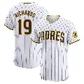 Men's No.19 Gene Richards San Diego Padres White Elite Home Jersey