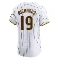 Men's No.19 Gene Richards San Diego Padres White Elite Home Jersey