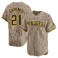 Men's No.21 Ken Caminiti San Diego Padres Limited Tan Alternate Jersey