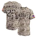 Men's No.23 Adrian Gonzalez San Diego Padres Camo Elite Alternate Vapor Premier Jersey