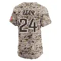 Men's No.24 Rougned Odor San Diego Padres Camo Elite Alternate Vapor Premier Jersey