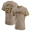Men's No.27 Nick Pivetta San Diego Padres Brown Elite Alternate Jersey