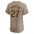 Men's No.27 Nick Pivetta San Diego Padres Brown Elite Alternate Jersey