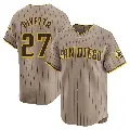Men's No.27 Nick Pivetta San Diego Padres Limited Tan Alternate Jersey