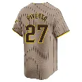 Men's No.27 Nick Pivetta San Diego Padres Limited Tan Alternate Jersey