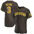 Men's No.3 Khalil Greene San Diego Padres Brown Authentic Road Jersey