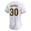 Men's No.30 Ryan Klesko San Diego Padres White Elite Home Jersey