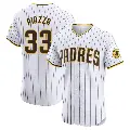 Men's No.33 Mike Piazza San Diego Padres White Elite Home Jersey