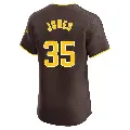 Men's No.35 Randy Jones San Diego Padres Brown Elite Road Vapor Premier Jersey