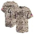 Men's No.4 Luis Arraez San Diego Padres Camo Limited 2nd Alternate Jersey
