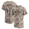 Men's No.40 Jason Adam San Diego Padres Camo Elite Alternate Vapor Premier Jersey