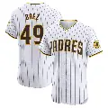 Men's No.49 Michel Baez San Diego Padres White Elite Home Jersey
