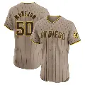 Men's No.50 Adrian Morejon San Diego Padres Brown Elite Alternate Jersey