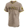 Men's No.50 Adrian Morejon San Diego Padres Brown Elite Alternate Jersey