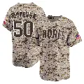 Men's No.50 Adrian Morejon San Diego Padres Camo Limited 2nd Alternate Jersey