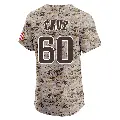 Men's No.60 Omar Cruz San Diego Padres Camo Elite Alternate Vapor Premier Jersey