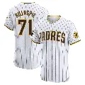 Men's No.71 Logan Gillaspie San Diego Padres White Elite Home Patch Jersey