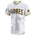 Men's No.71 Logan Gillaspie San Diego Padres White Elite Home Patch Jersey