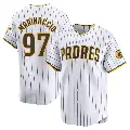 Men's No.97 Ron Marinaccio San Diego Padres White Limited Home Jersey