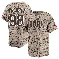 Men's No.98 Randy Vasquez San Diego Padres Camo Limited 2nd Alternate Jersey