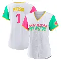 Women's No.1 Yuki Matsui San Diego Padres White Replica 2022 City Connect Jersey