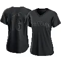 Women's No.16 Brandon Dixon San Diego Padres Black Authentic Pitch Fashion Jersey