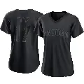 Women's No.17 Elias Diaz San Diego Padres Black Authentic Pitch Fashion Jersey