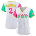 Women's No.2 Xander Bogaerts San Diego Padres White Replica 2022 City Connect Jersey