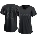 Women's No.30 Gavin Sheets San Diego Padres Black Authentic Pitch Fashion Jersey