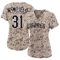 Women's No.31 Dave Winfield San Diego Padres Camo Limited 2nd Alternate Jersey