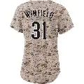Women's No.31 Dave Winfield San Diego Padres Camo Limited 2nd Alternate Jersey