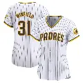 Women's No.31 Dave Winfield San Diego Padres White Limited Home Jersey