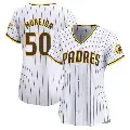 Women's No.50 Adrian Morejon San Diego Padres White Limited Home Jersey