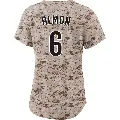 Women's No.6 Bill Almon San Diego Padres Camo Limited 2nd Alternate Jersey