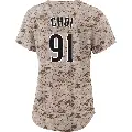 Women's No.91 Ji Man Choi San Diego Padres Camo Limited 2nd Alternate Jersey