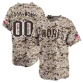 Youth No.00 Custom San Diego Padres Camo Limited 2nd Alternate Jersey