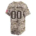 Youth No.00 Custom San Diego Padres Camo Limited 2nd Alternate Jersey