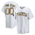 Youth No.00 Custom San Diego Padres White Game Replica 2022 All-Star Jersey