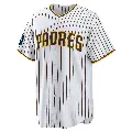 Youth No.00 Custom San Diego Padres White Replica 2024 World Tour Seoul Series Home Jersey