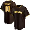 Youth No.10 Yuli Gurriel San Diego Padres Brown Replica Road Jersey
