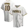 Youth No.10 Yuli Gurriel San Diego Padres White/Brown Replica Home Jersey