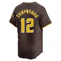 Youth No.12 Luis Campusano San Diego Padres Brown Limited Away Jersey