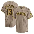 Youth No.13 Manny Machado San Diego Padres Limited Tan Alternate Jersey