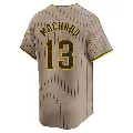 Youth No.13 Manny Machado San Diego Padres Limited Tan Alternate Jersey