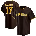 Youth No.17 Nate Colbert San Diego Padres Brown Replica Road Jersey
