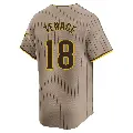 Youth No.18 Gene Tenace San Diego Padres Limited Tan Alternate Jersey